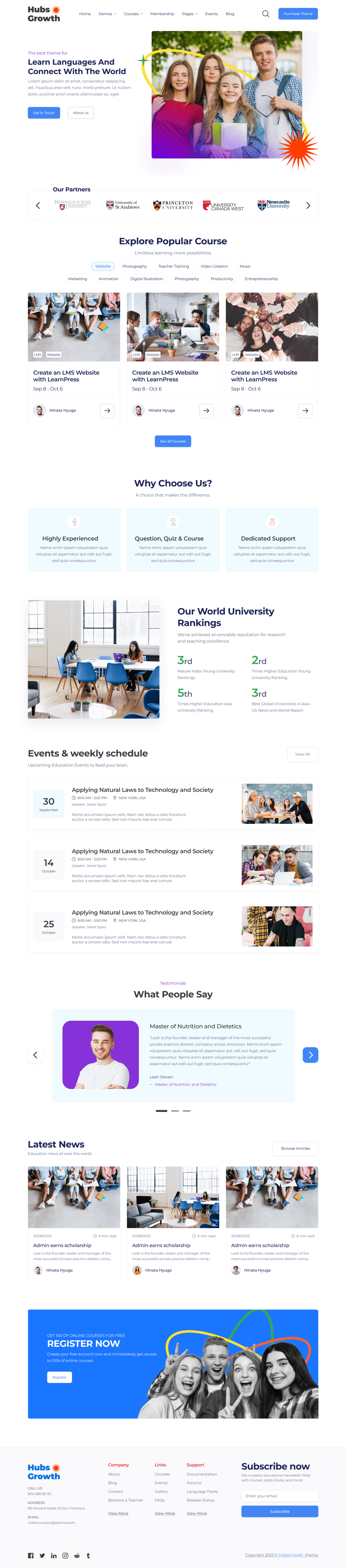 HubSy - HubSpot Theme for Education