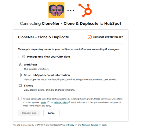 How to install CloneNer to clone deals in HubSpot
