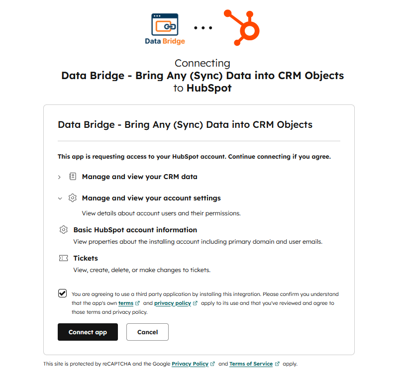 Data Bridge for HubSpot - Setup Guide | 4CRMs