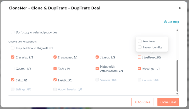 deal association