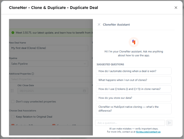 clonener duplicate deals