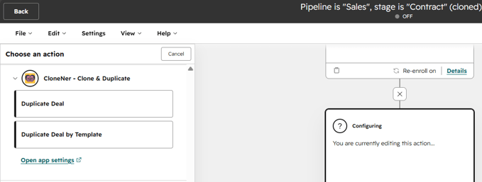 clonener workflow