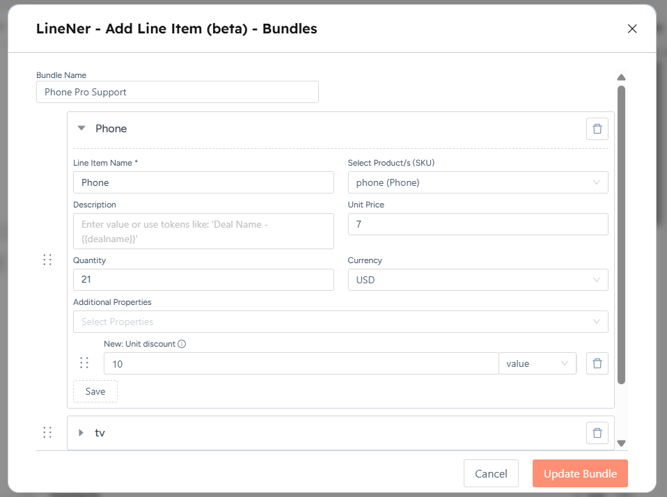 bundles