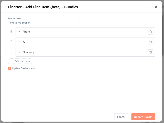bundles list