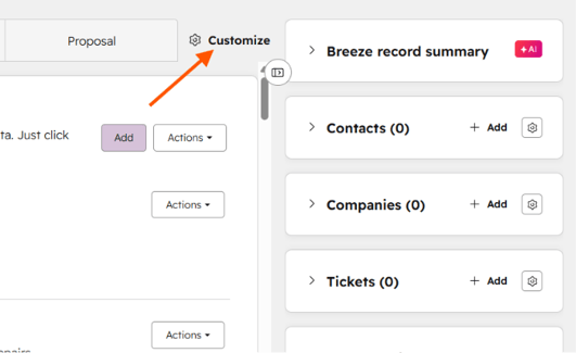 customize button