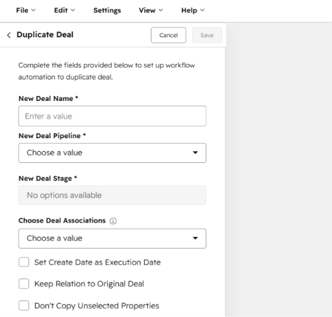 duplicate deal