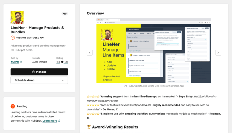 linener-marketplace-view