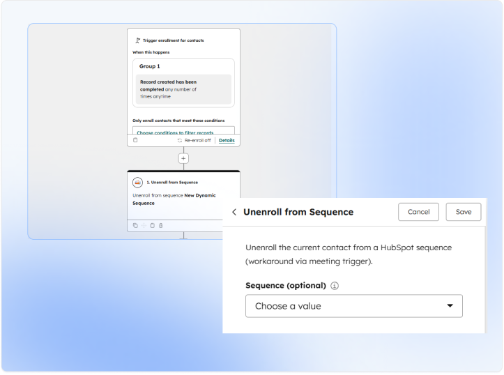 unenrollment automation